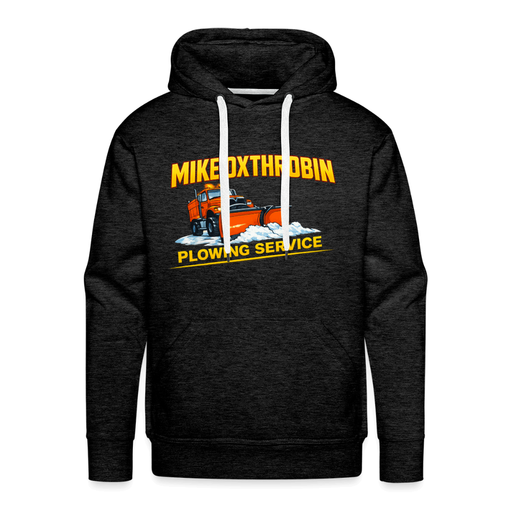 Mike Oxthrobin Plowing Service Premium Hoodie - charcoal grey