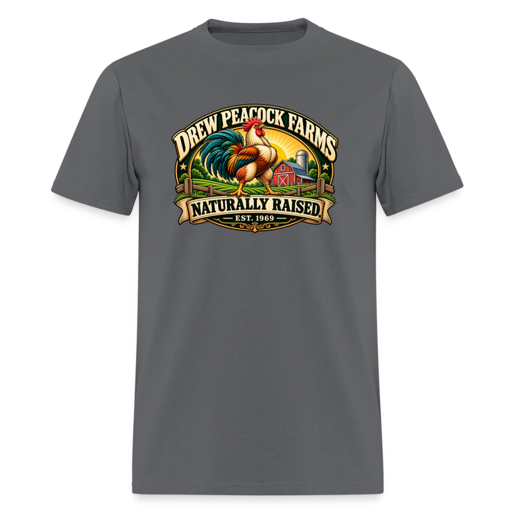 Drew Peacock Farms T-Shirt - charcoal