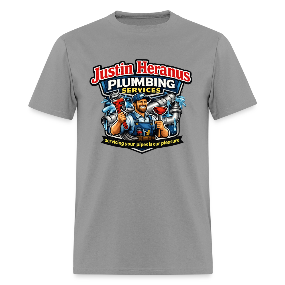 Justin Heranus Plumbing Funny T-Shirt - rock