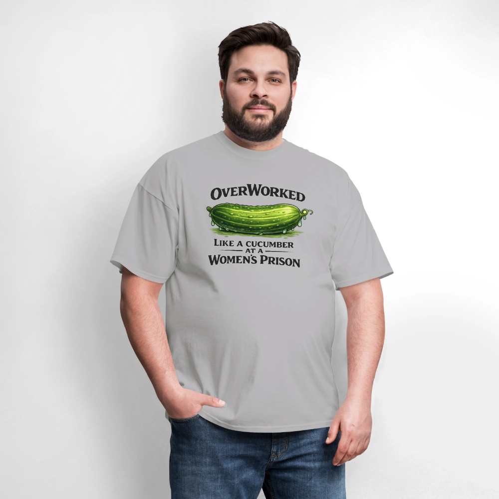 Overworked Like a Cucumber at a Women's Prison T-Shirt - rock