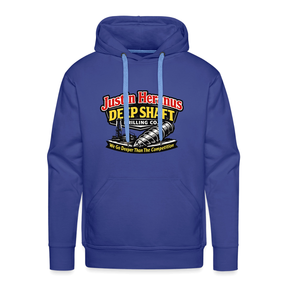 Justin Heranus Deep Shaft Drilling Premium Hoodie Color: Royal Blue