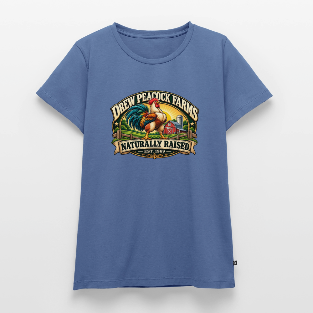 Drew Peacock Farms Women’s Premium T-Shirt - stone blue 