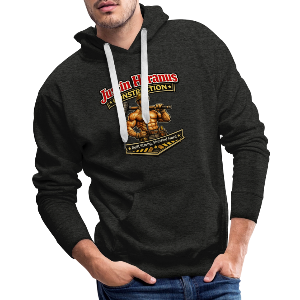 Justin Heranus Construction Premium Hoodie - charcoal grey