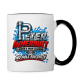 Peter Innerbutt No Hole Too Dirty Funny Adult Humor Coffee Mug Color: white/black