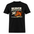 Beaver Inspection Service Funny Adult Humor T-Shirt Color: Black