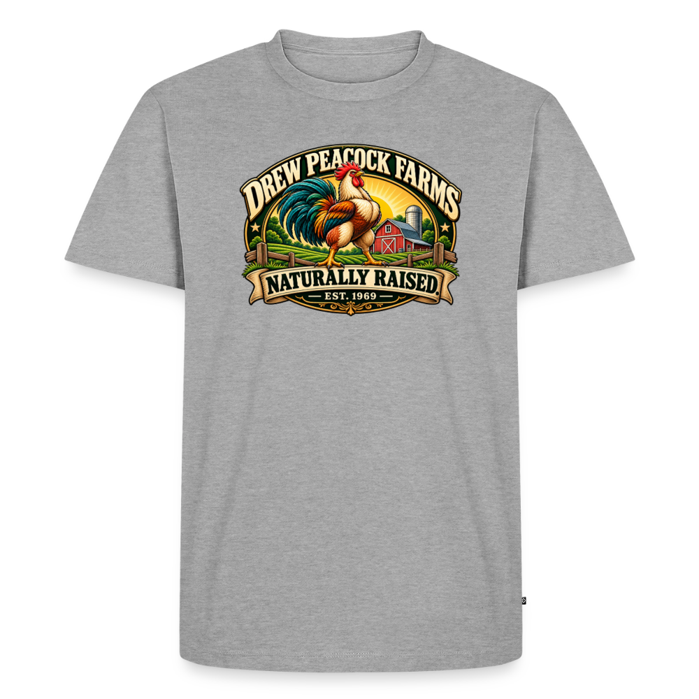 Drew Peacock Farms Premium T-Shirt Color: Heather Gray