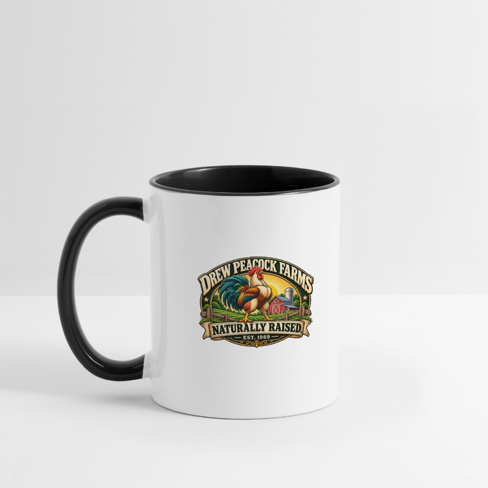 Drew Peacock Farms Mug - white/black