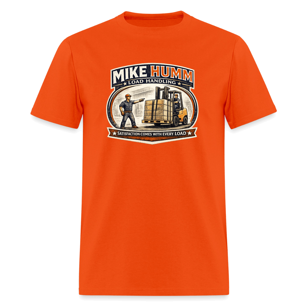 Mike Humm Load Handling T-Shirt Color: Orange