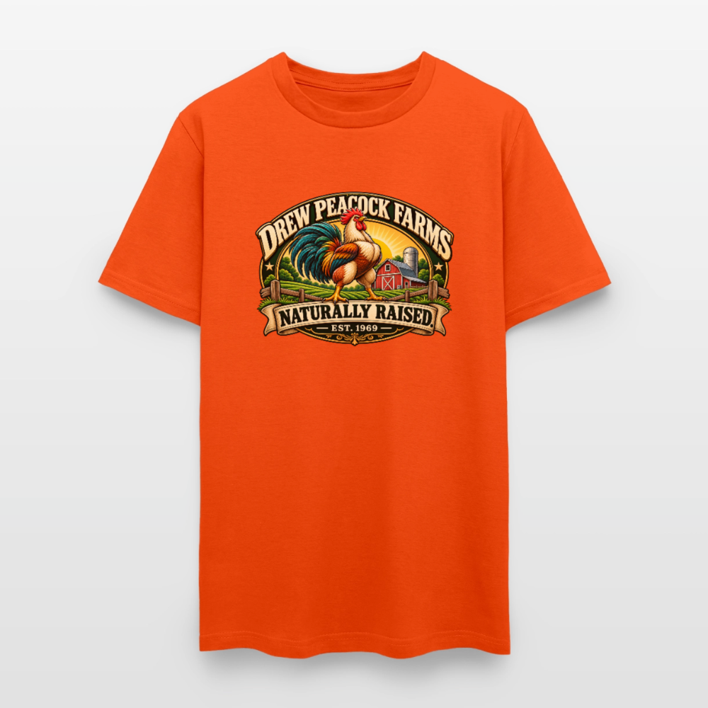 Drew Peacock Farms T-Shirt - orange
