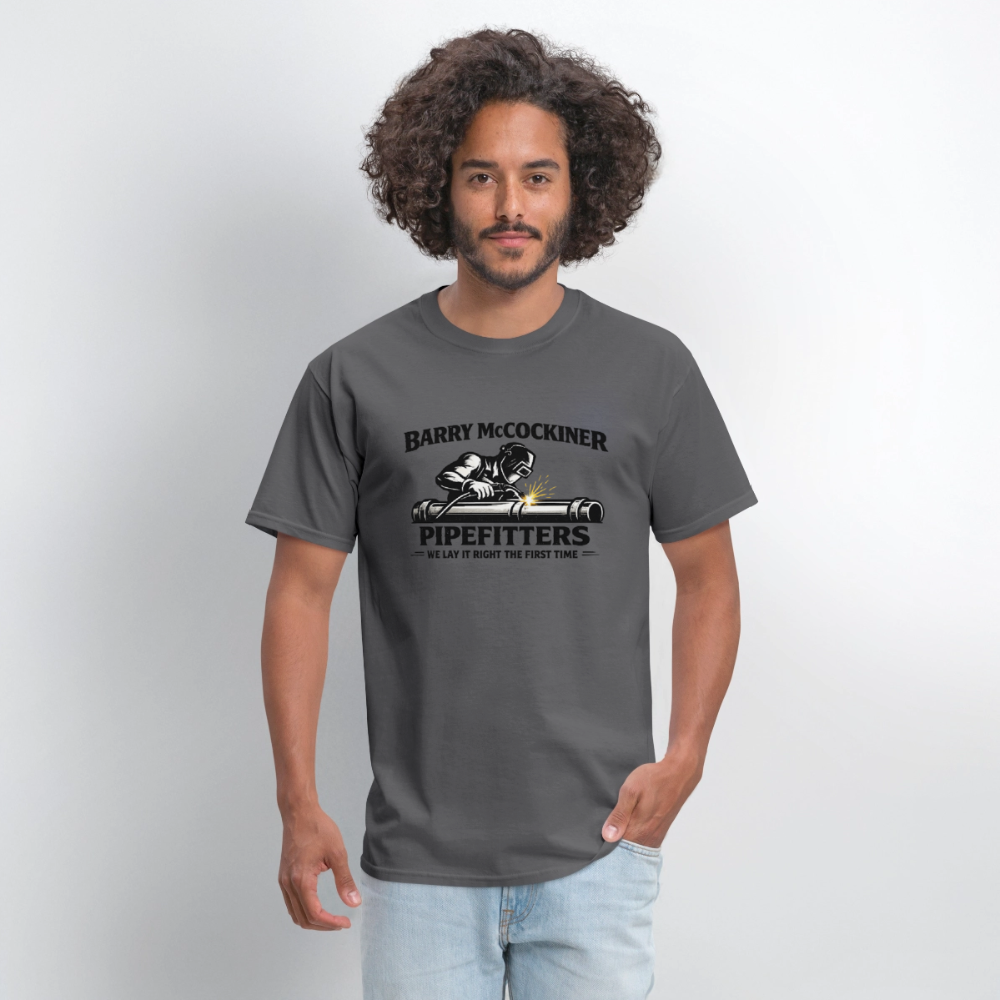 Barry McCockiner Pipefitters T-Shirt Color: Heather Gray