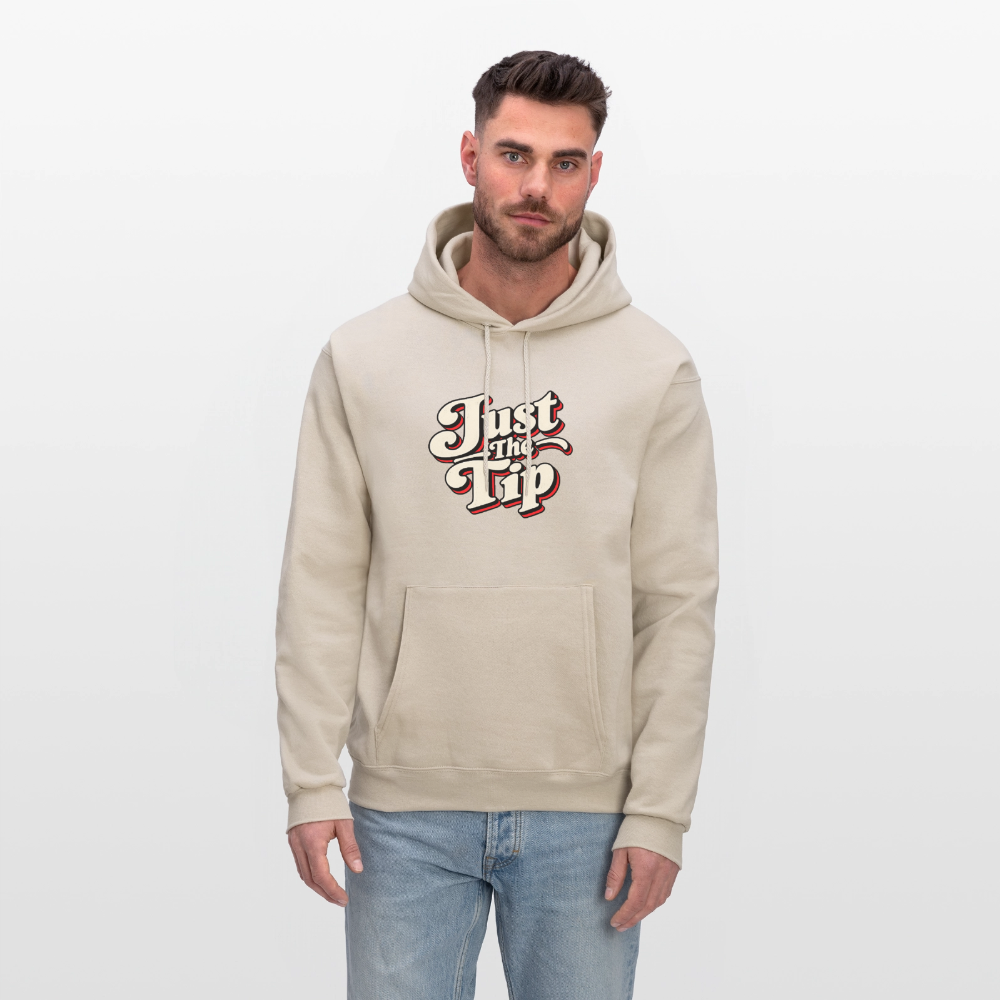 Just The Tip Funny Adult Humor Hoodie Color: Carolina Blue