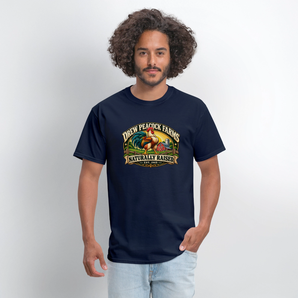 Drew Peacock Farms T-Shirt - navy