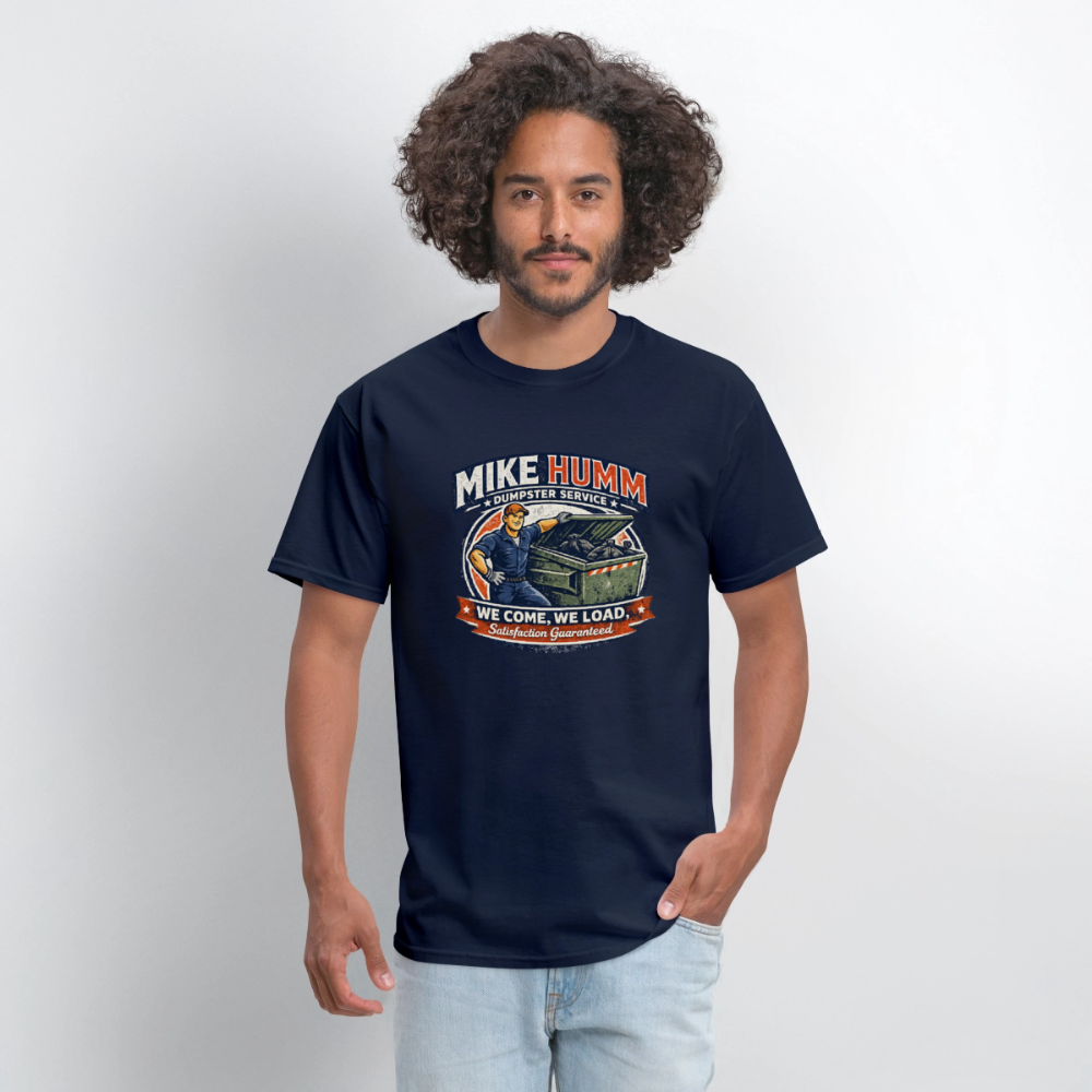 Mike Humm Dumpster Service T-Shirt - navy