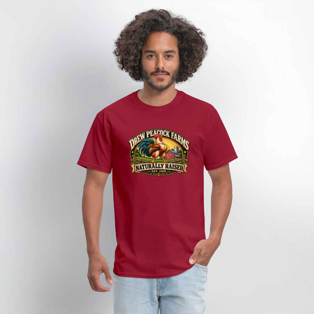 Drew Peacock Farms T-Shirt - true red