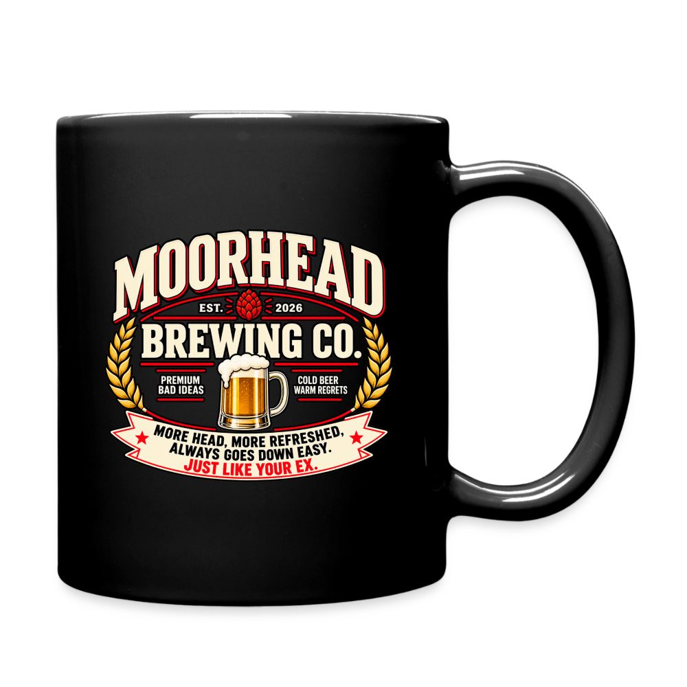 Moorhead Brewing Co. Black Coffee Mug Color: Black