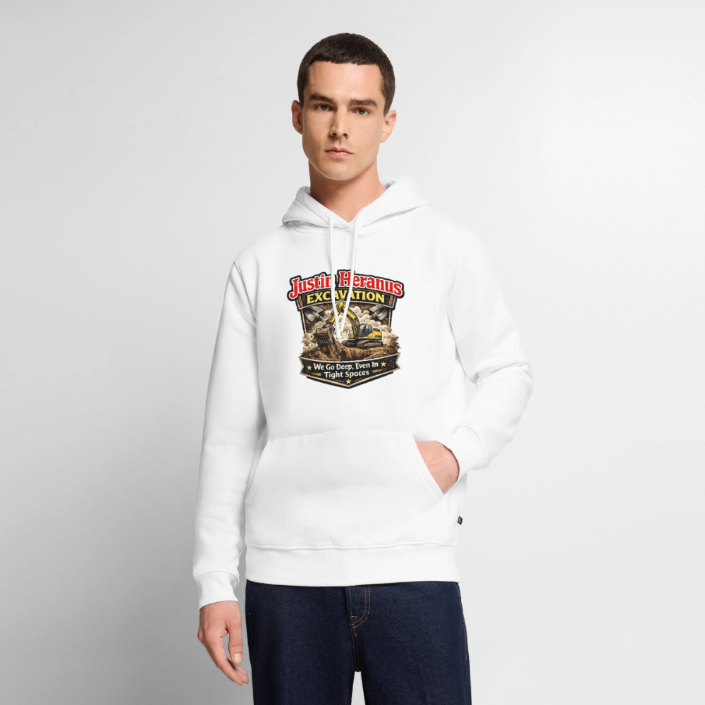 Justin Heranus Excavation Premium Hoodie - white