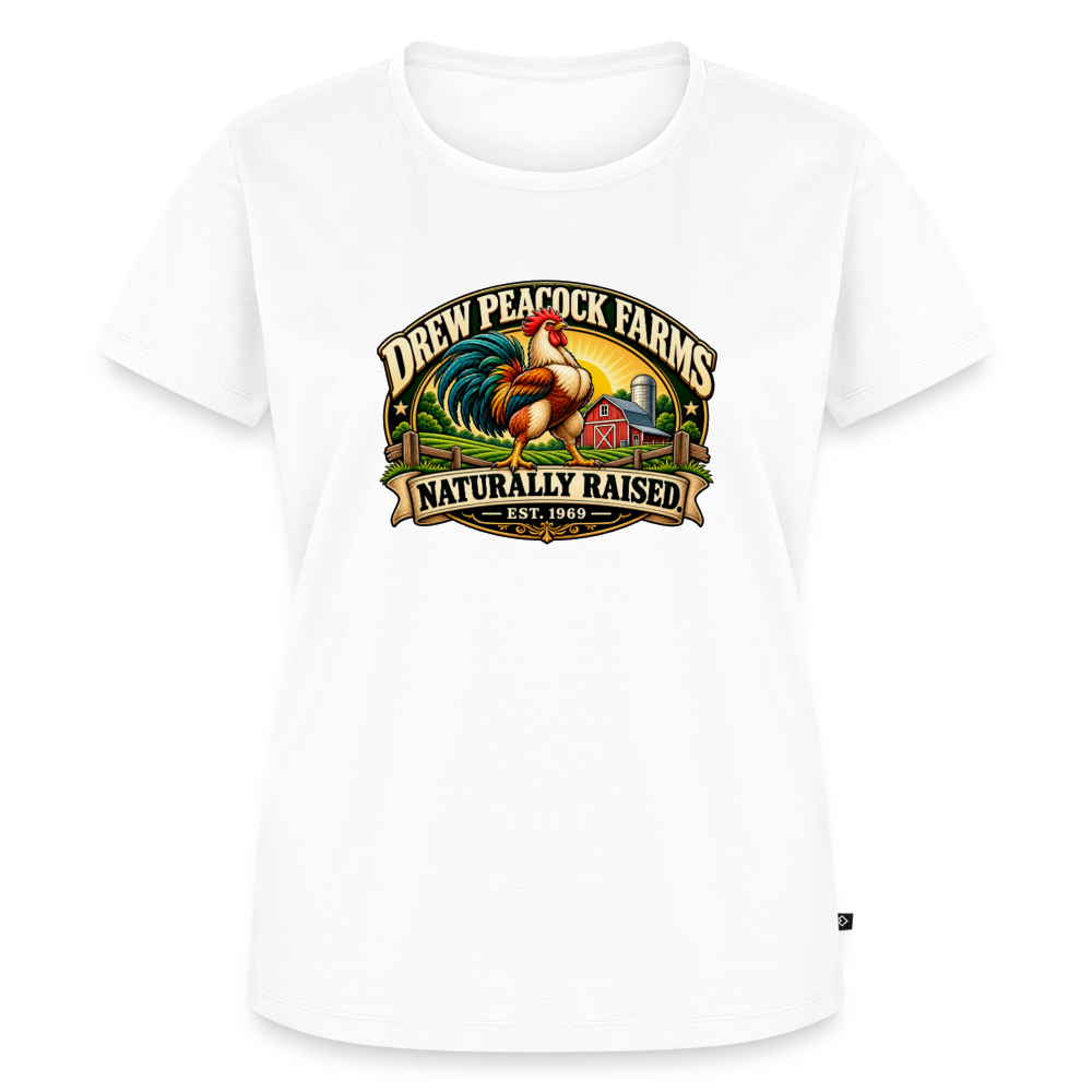 Drew Peacock Farms Women’s Premium T-Shirt - white