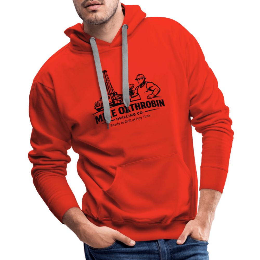 Mike Oxthrobin Drilling Co Funny Premium Hoodie Color: White