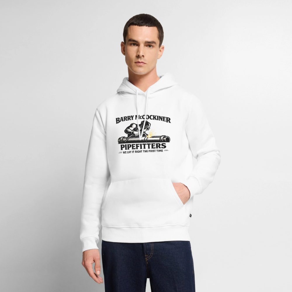 Barry McCockiner Pipefitters Premium Hoodie Color: White