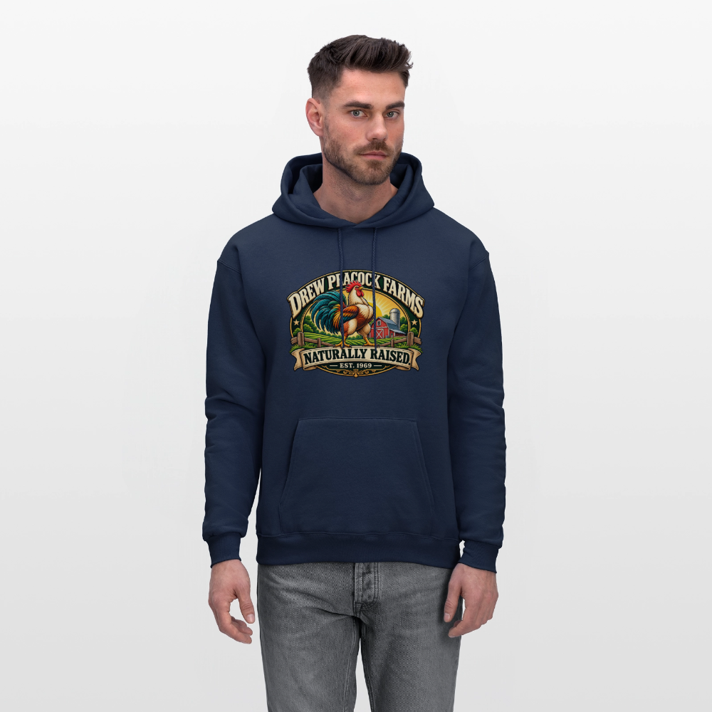 Drew Peacock Farms Hoodie Color: Carolina Blue