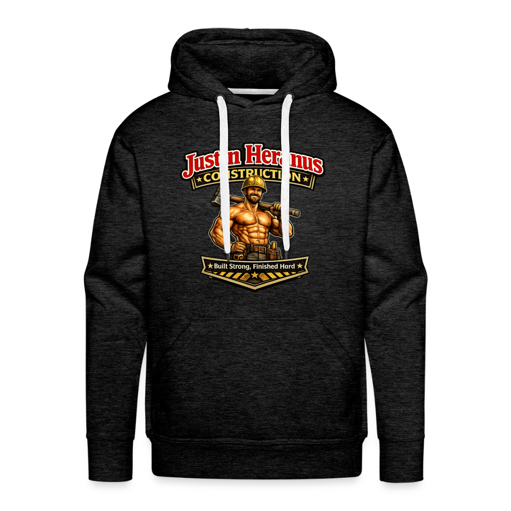 Justin Heranus Construction Premium Hoodie - charcoal grey