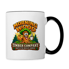 Morning Wood Timber Company – Funny Adult Humor Coffee Mug