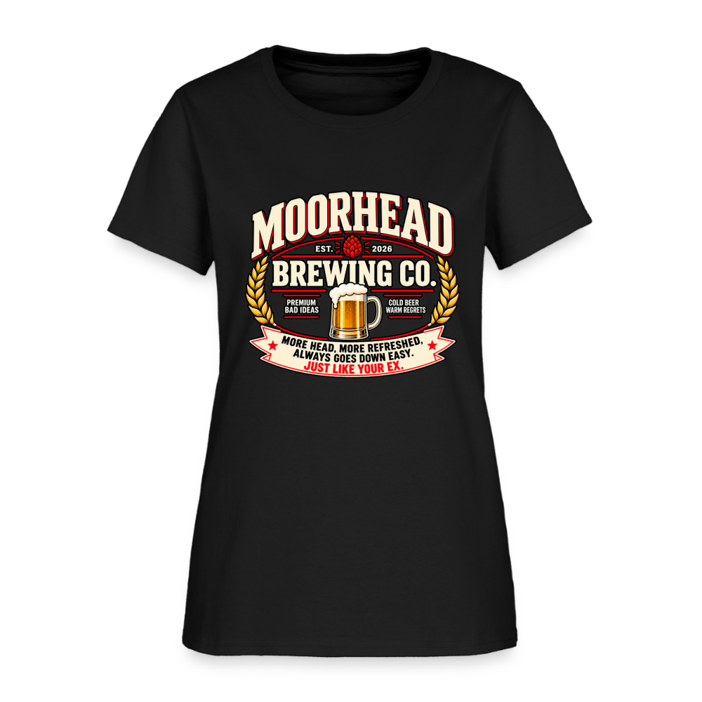Moorhead Brewing Co. Women’s T-Shirt Color: Black