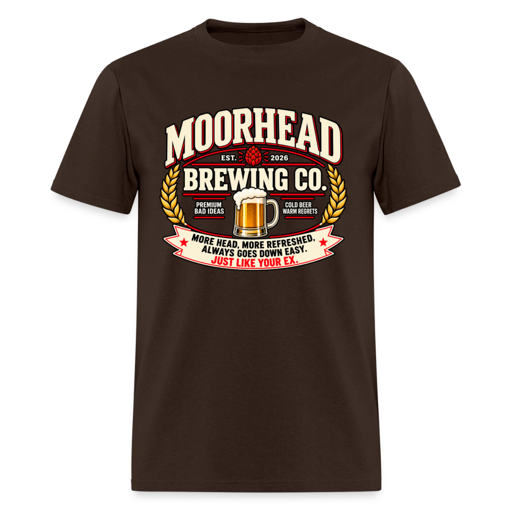 Moorhead Brewing Co. T-Shirt Color: brown