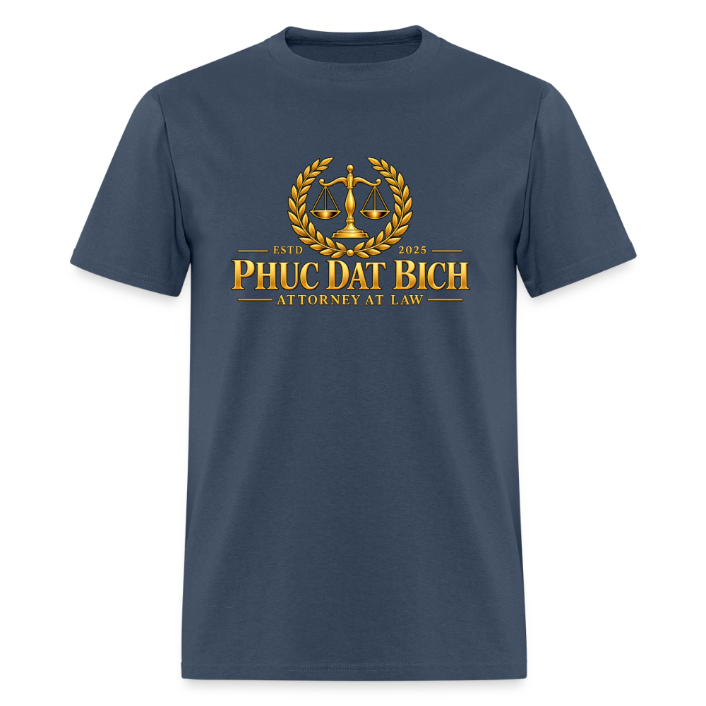 Phuc Dat Bich Attorney At Law T-Shirt -  blue dusk