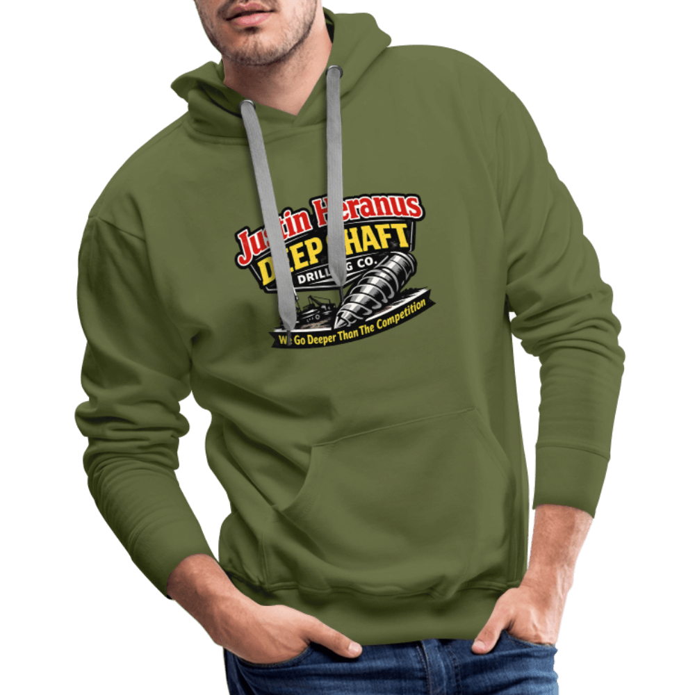 Justin Heranus Deep Shaft Drilling Premium Hoodie Color: White