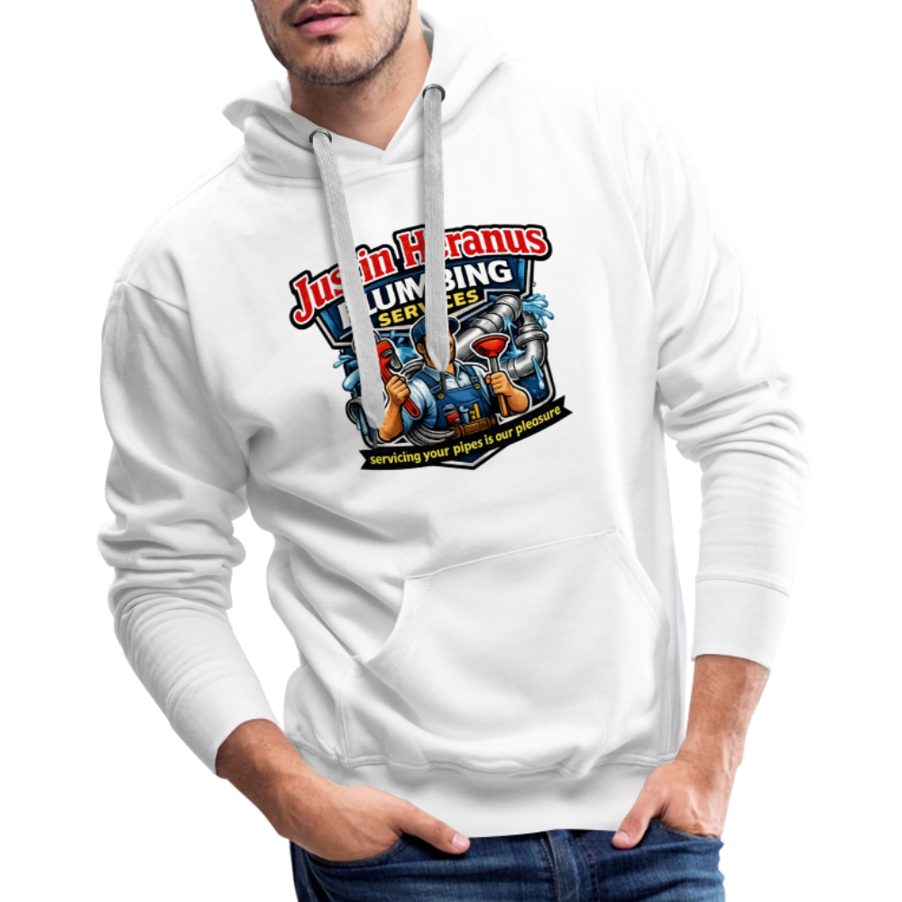 Justin Heranus Plumbing Premium Hoodie - white