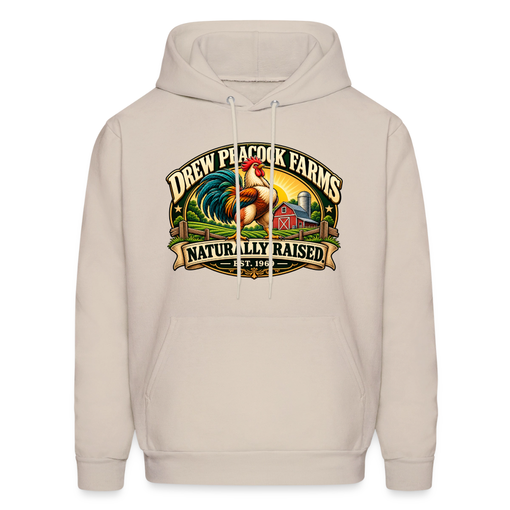 Drew Peacock Farms Hoodie Color: Sand