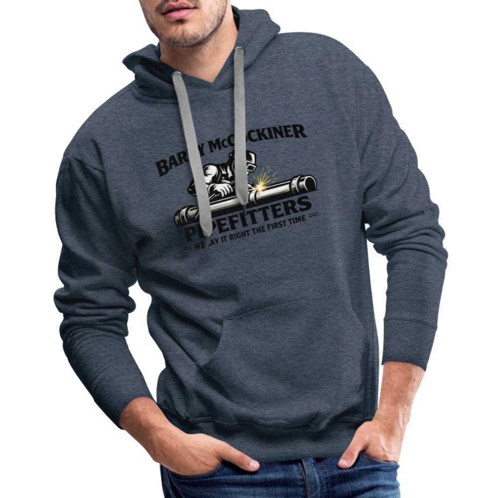 Barry McCockiner Pipefitters Premium Hoodie Color: White