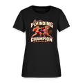 Beaver Pounding Champion Women's T-Shirt - black