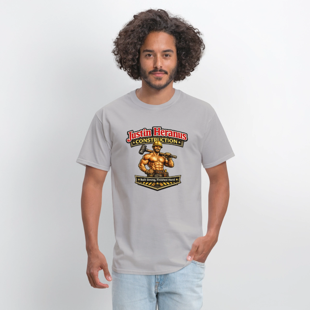 Justin Heranus Construction Funny T-Shirt - rock