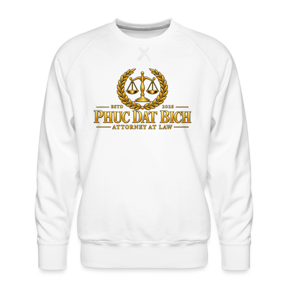 Phuc Dat Bich Attorney At Law Men’s Premium Sweatshirt - white
