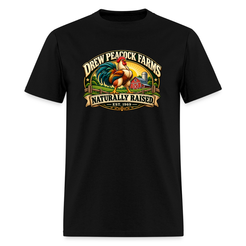 Drew Peacock Farms T-Shirt - black