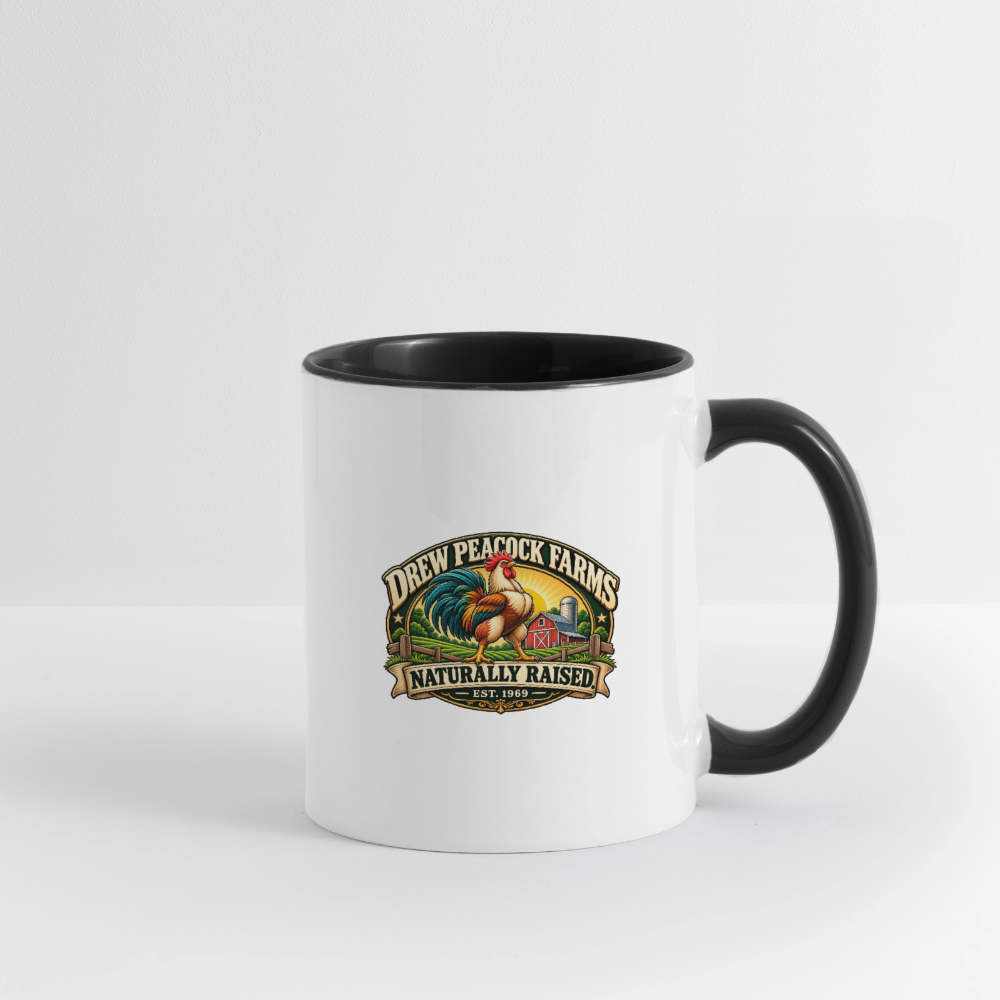 Drew Peacock Farms Mug - white/black