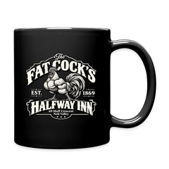 Fat Cock’s Halfway Inn Black Coffee Mug