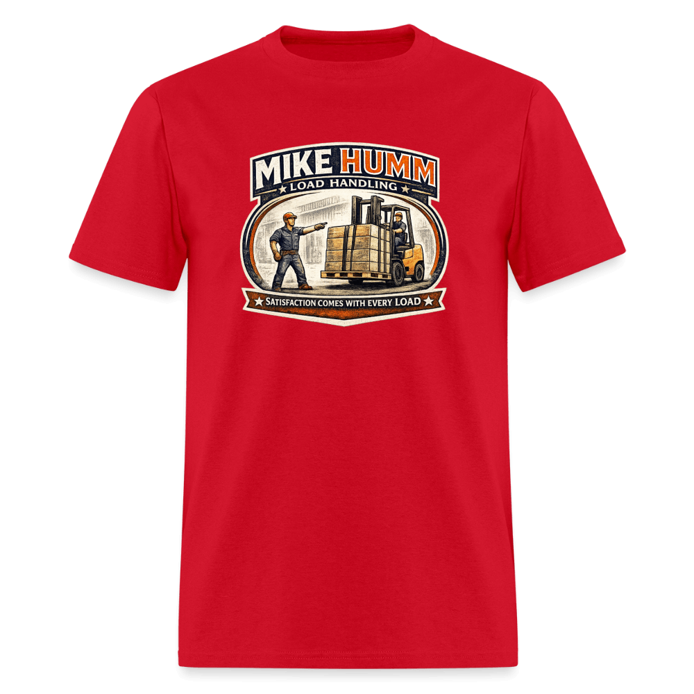 Mike Humm Load Handling T-Shirt Color: Red