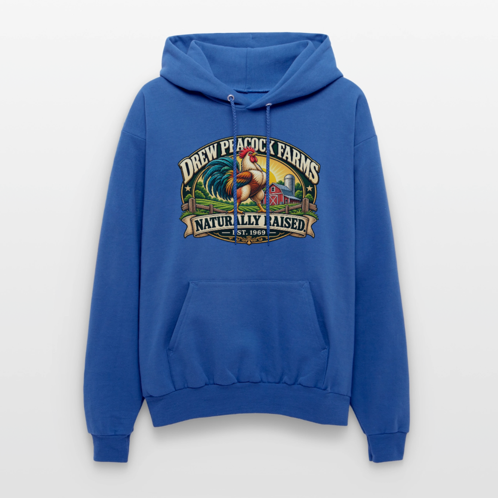 Drew Peacock Farms Hoodie Color: Carolina Blue