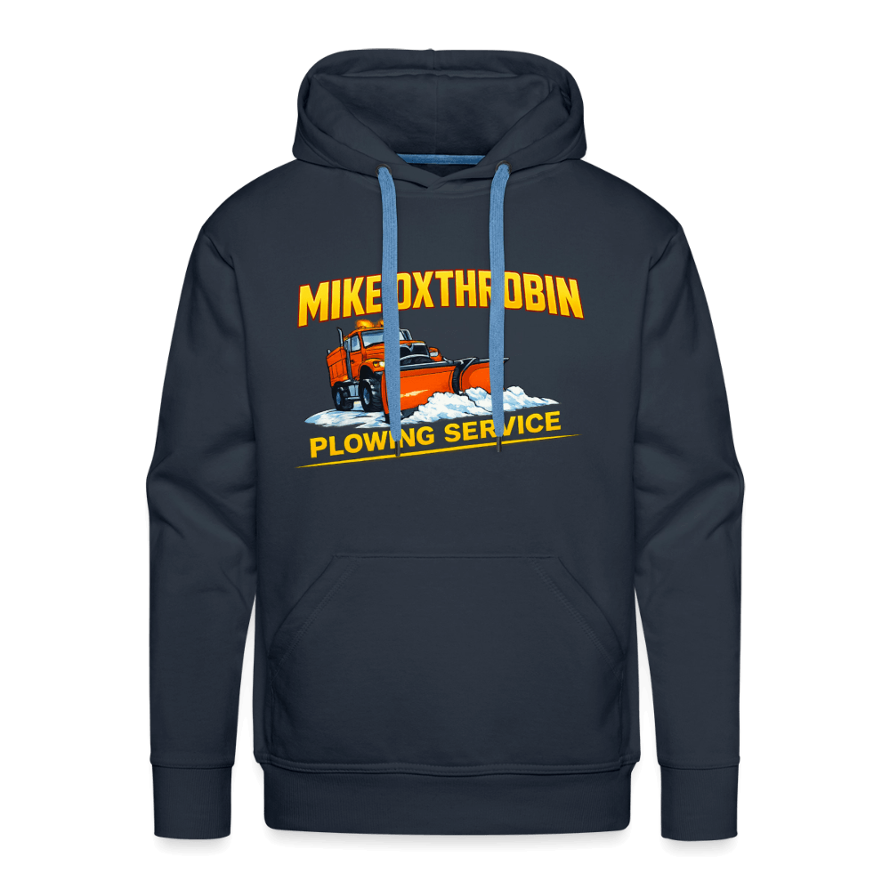 Mike Oxthrobin Plowing Service Premium Hoodie - navy