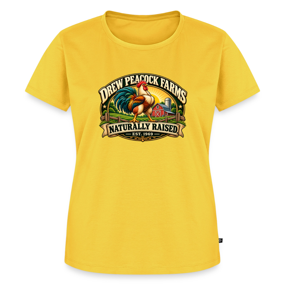 Drew Peacock Farms Women’s Premium T-Shirt - sun yellow