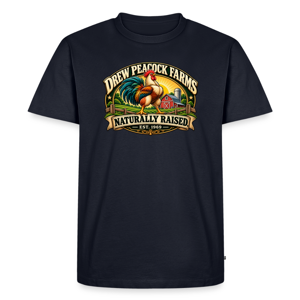 Drew Peacock Farms Premium T-Shirt Color: Navy