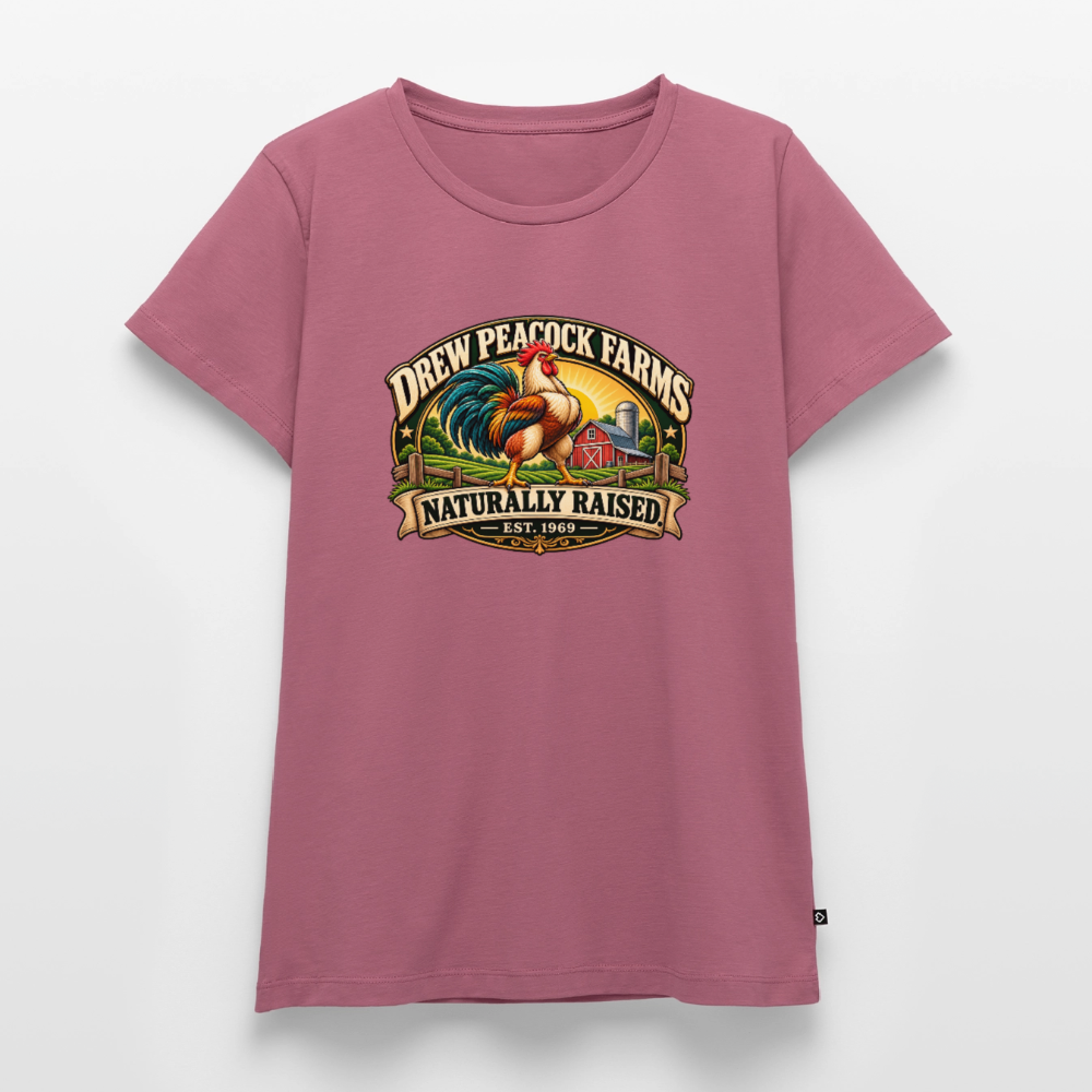 Drew Peacock Farms Women’s Premium T-Shirt - mauve
