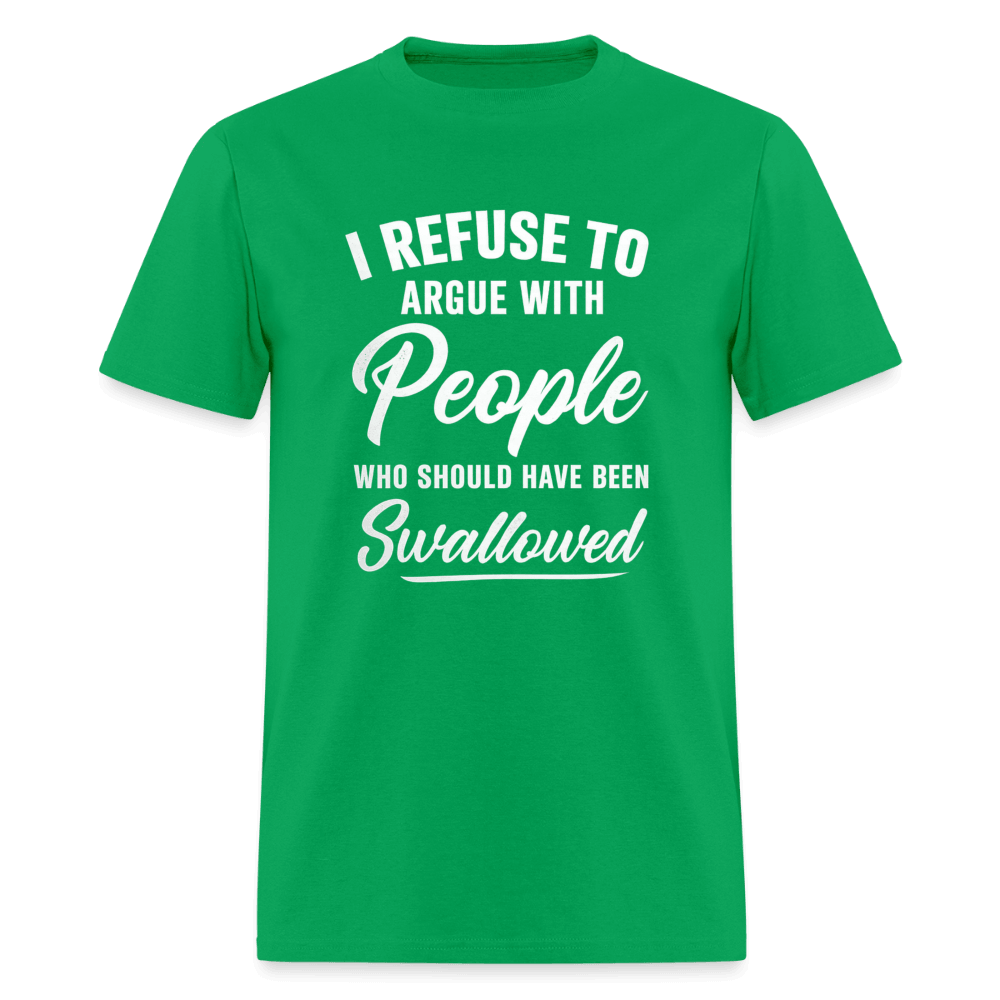 People Who Should Have Been Swallowed T-Shirt Color: Bright Green