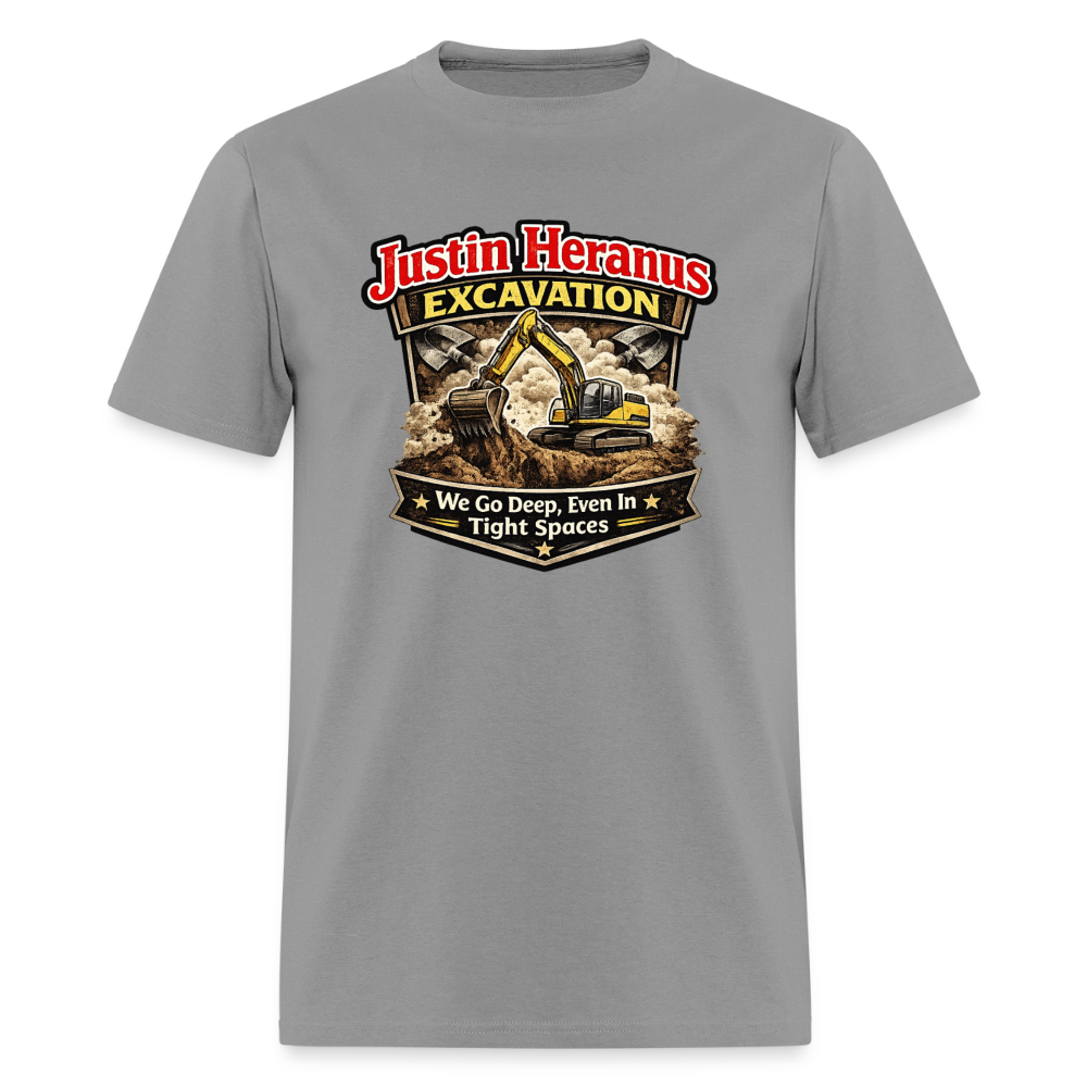 Justin Heranus Excavation Funny T-Shirt - rock