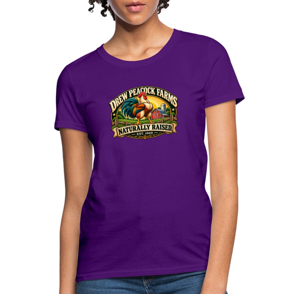 Drew Peacock Farms Women's T-Shirt - purple