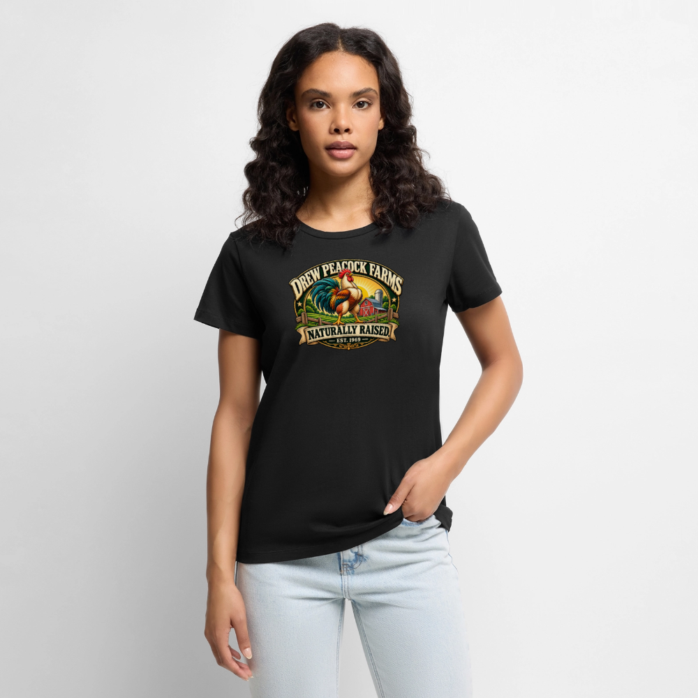 Drew Peacock Farms Women’s Premium T-Shirt - black