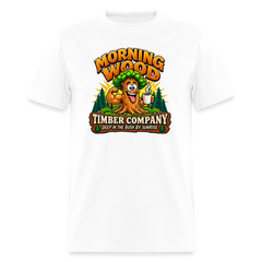 Morning Wood Timber Company – Funny Adult Humor T-Shirt